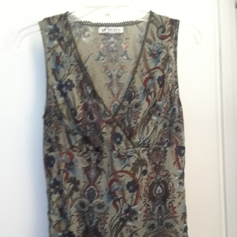 Size s Self Esteem surplice front side ruching sle
